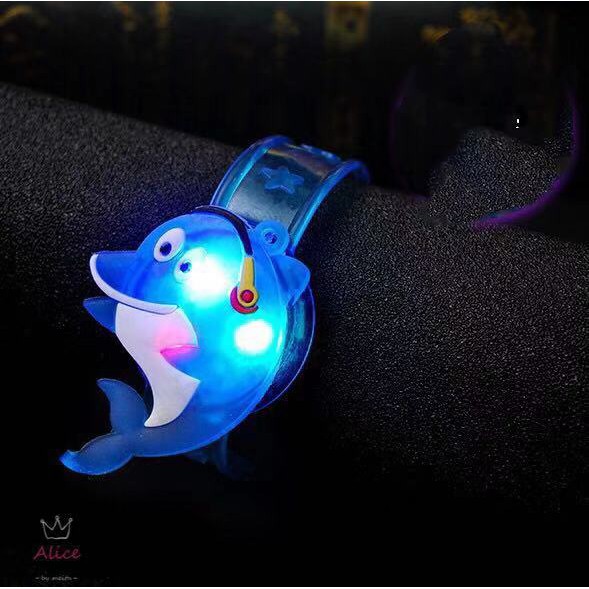 (COD) Gelang tangan anak berbagai macam karakter kartun lucu lampu kerlap kerlip flash LED
