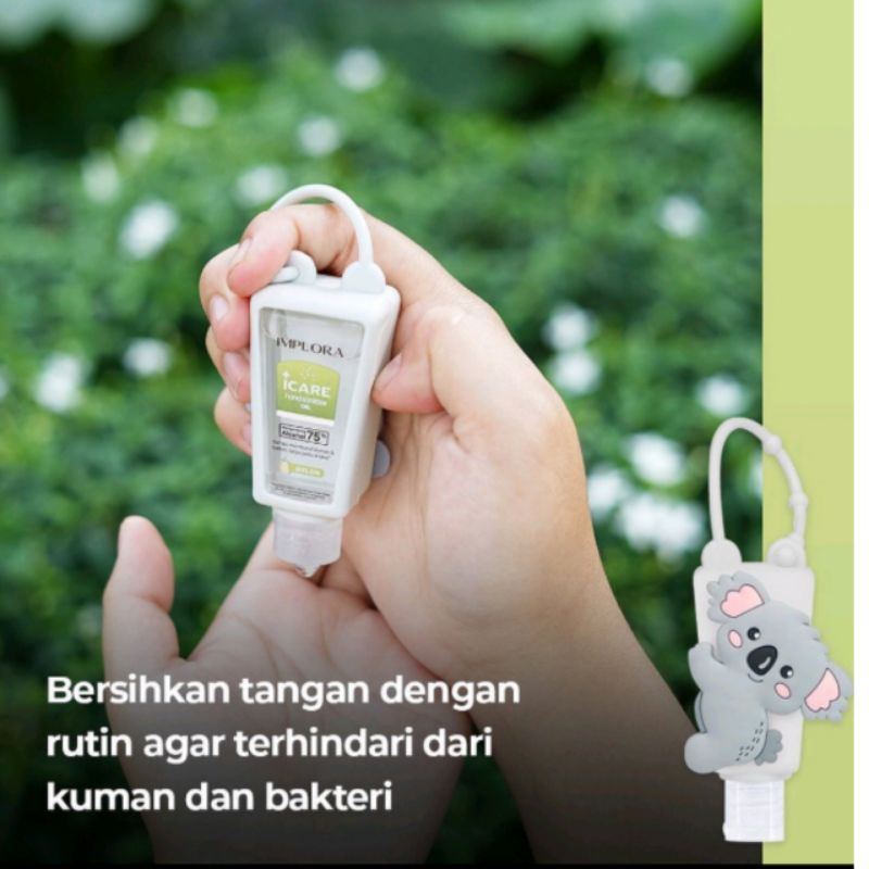 Implora Icare Hand sanitizer Gel 30ml Karakter Gantung