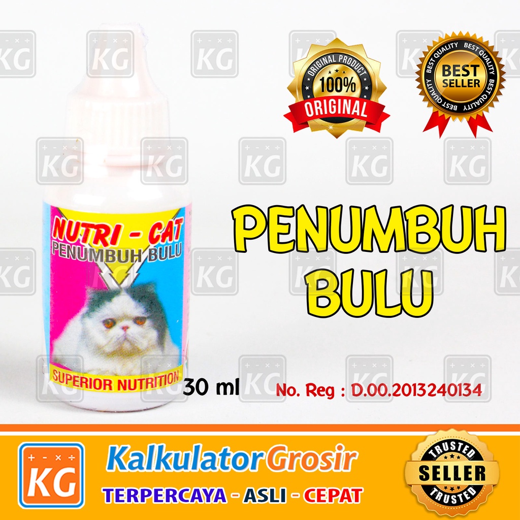 Nutricat / Nutridog Obat penumbuh bulu Kucing dan Anjing - Nutri cat dog Vitamin Penumbuh Bulu Kucing Anjing Nutrisi Bulu Indah