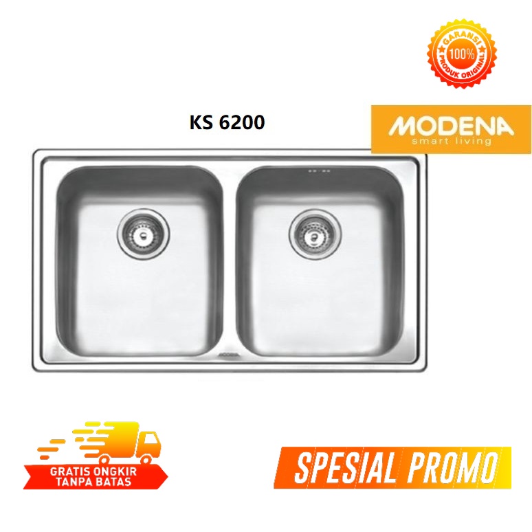 SALE - Modena KS6200 Kitchen Sink Tempat Mencuci Piring