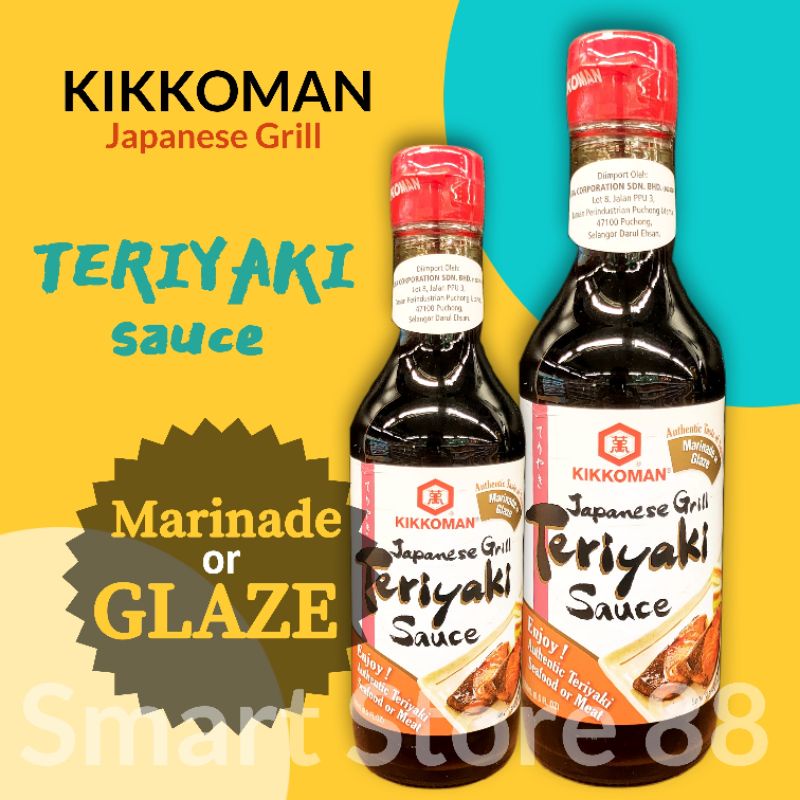 

KIKKOMAN TERIYAKI JAPANESE GRILL SAUCE 250ML SAUS MARINASI TERIYAKI JEPANG