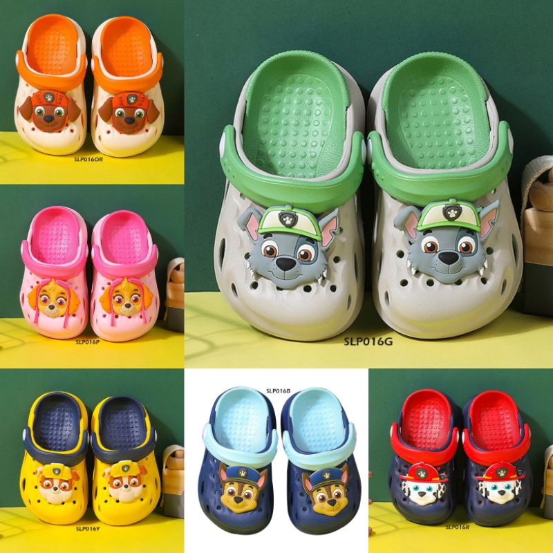 Sandal Crocs Anak motif animal, Sandal anak karet lucu import