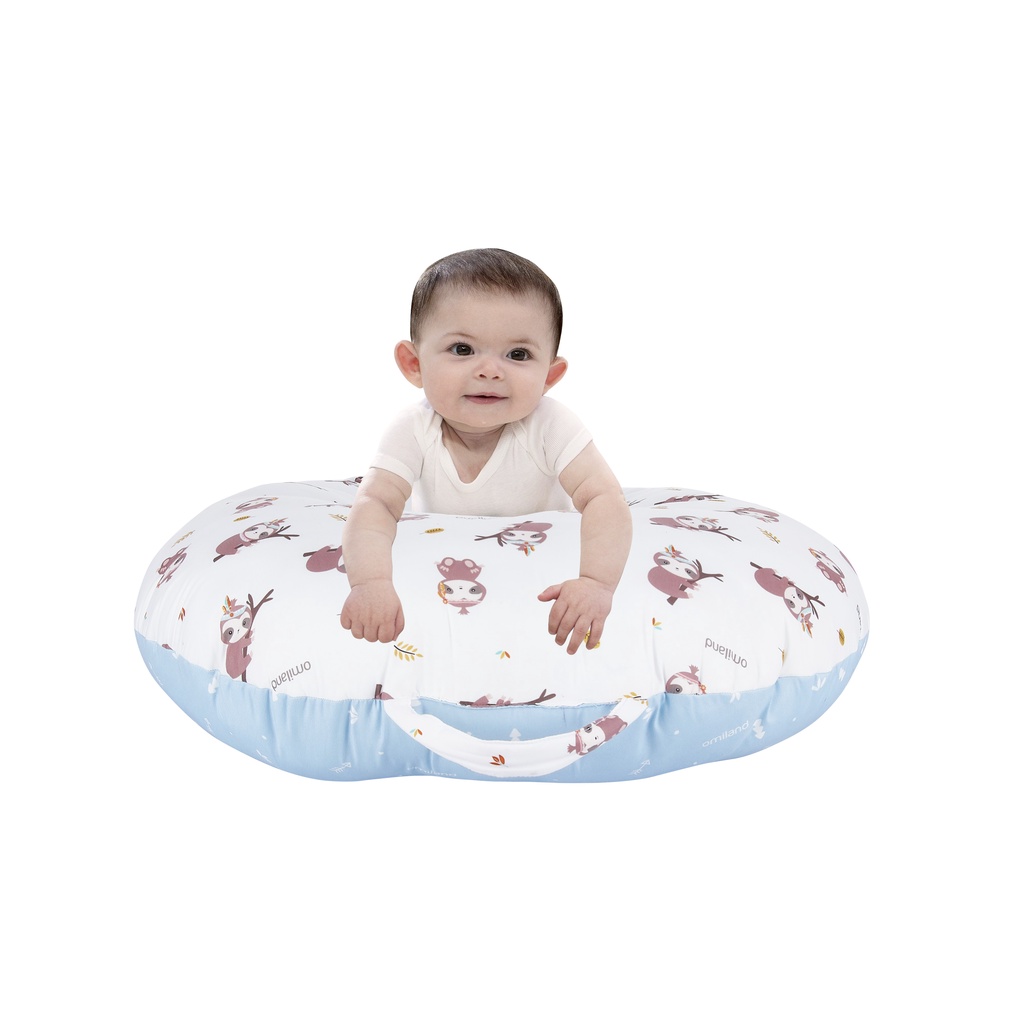 [2 kg] Omiland Sofa Bayi 2 in 1 Multifungsi (ada gasper ) Motif Sloth Series - OB40151-2