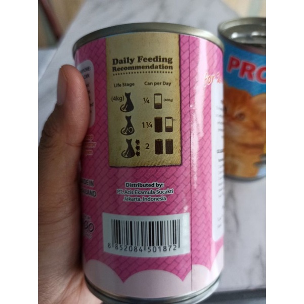 PROFELIN cmCAN KALENG MAKANAN KUCING WETFOOD 400GR