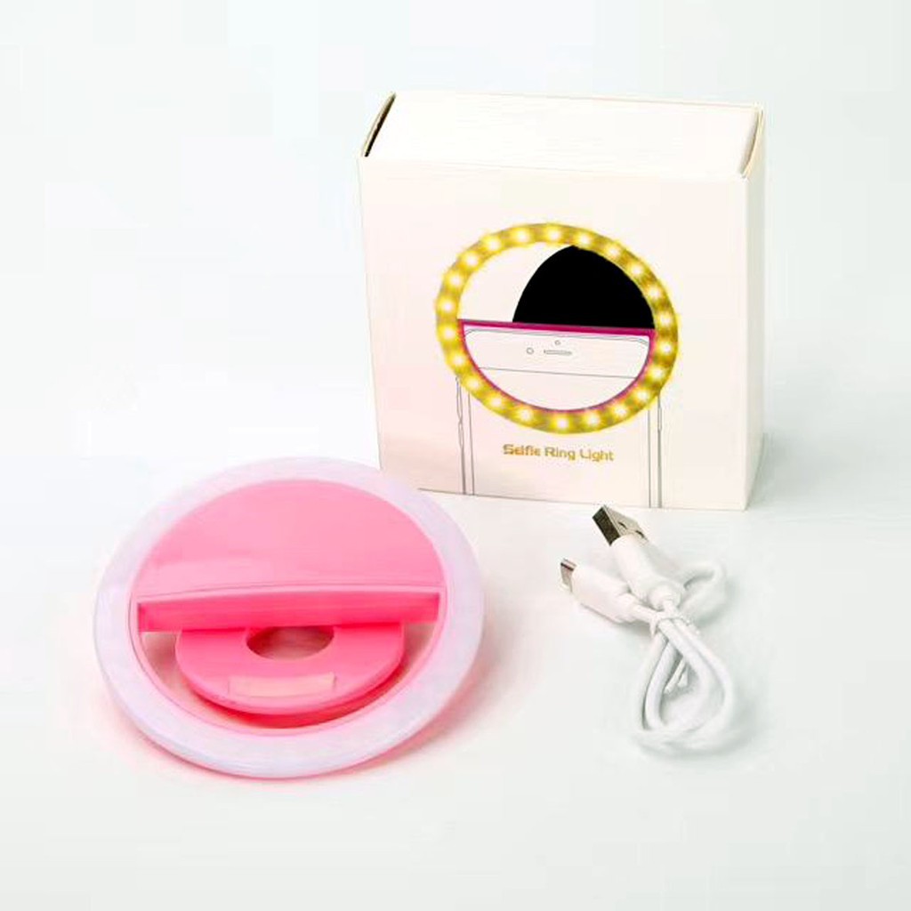 Lampu Selfie Ring Light LED / Charm Eyes / Lampu Selfie USB RK12