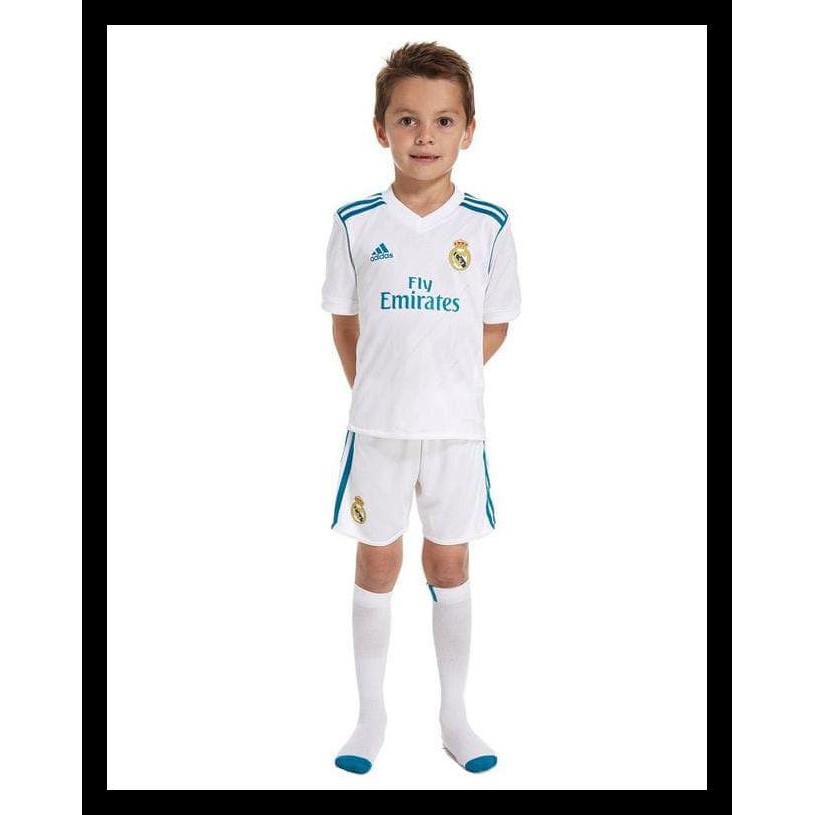 Jersey Baju Bola Anak / Kids Real Madrid Home New - Grade Ori