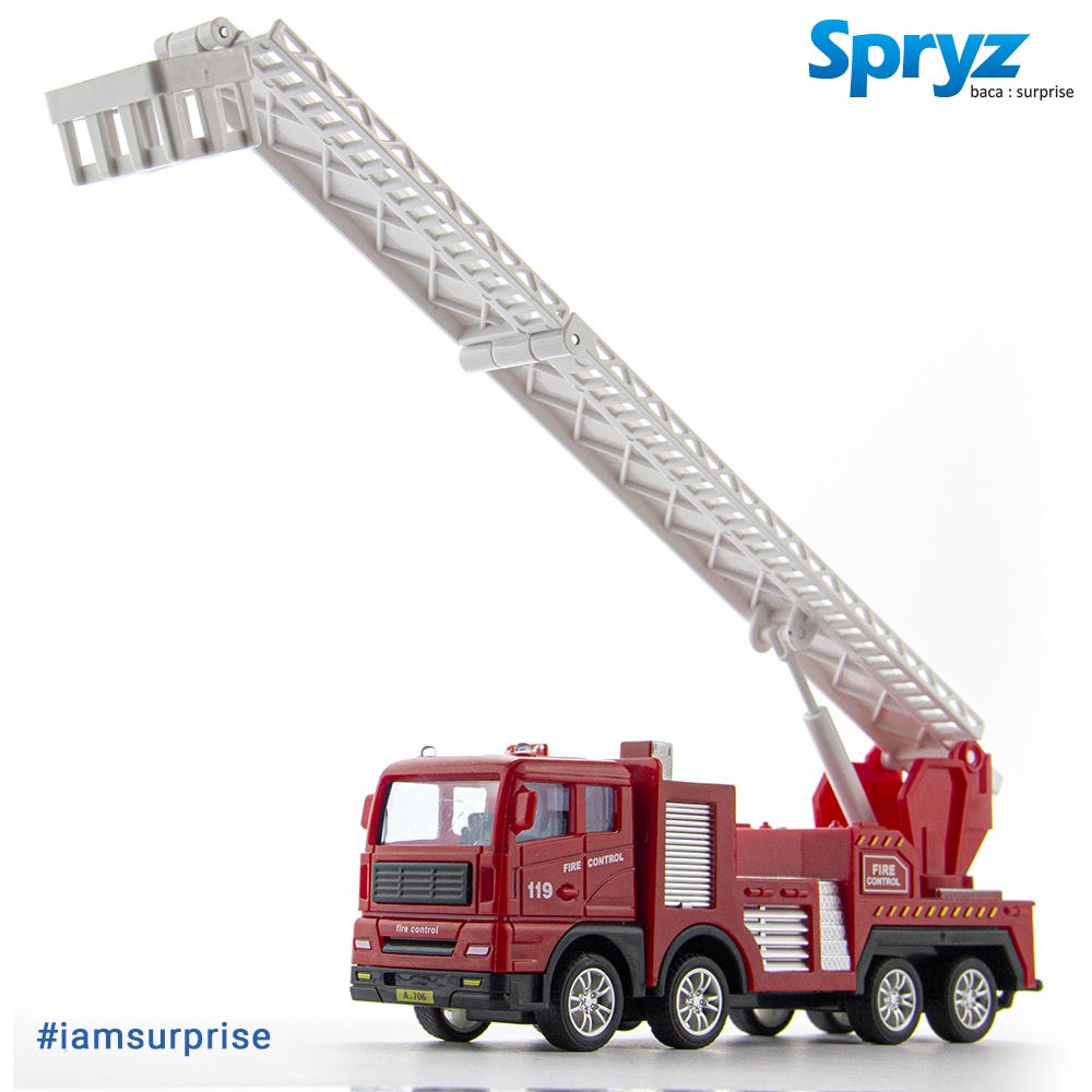 Spryz Construx 1:55 Truk Pemadam - C Mainan Miniatur