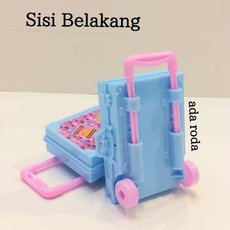 Mainan Mini Accesoris Barbie Miniatur Koper Love Barbie
