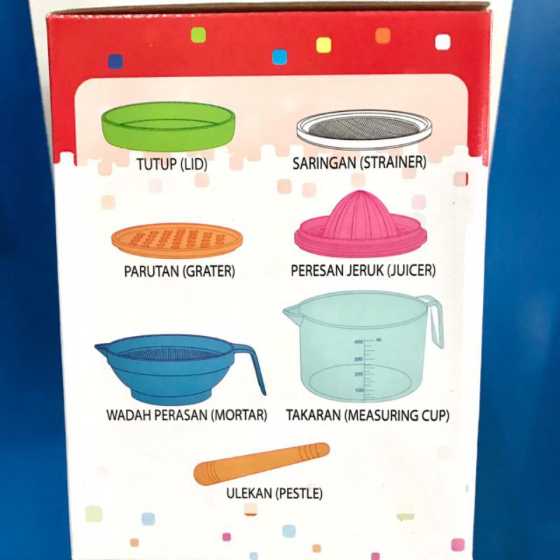 Lusty bunny food maker set ulekan mpasi penghalus makanan bayi dan perasan jeruk