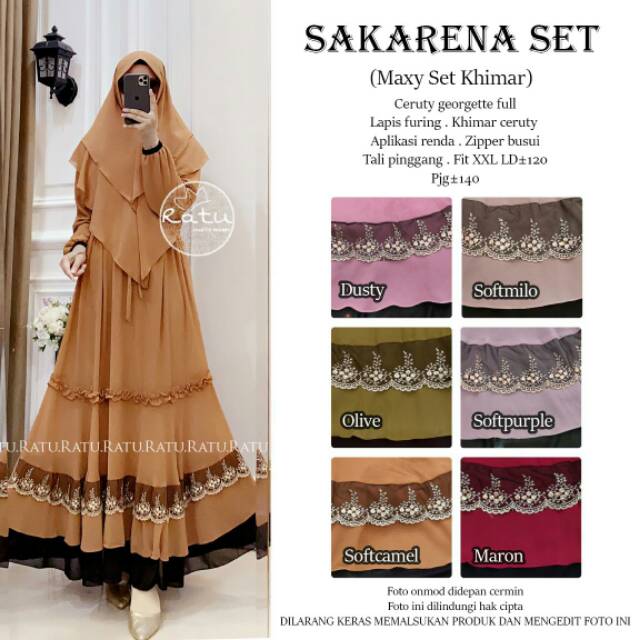 SAKARENA GAMIS SYARI MURAH SOLO