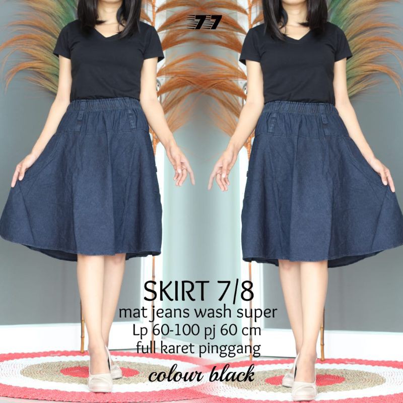 ROK JEANS PENDEK