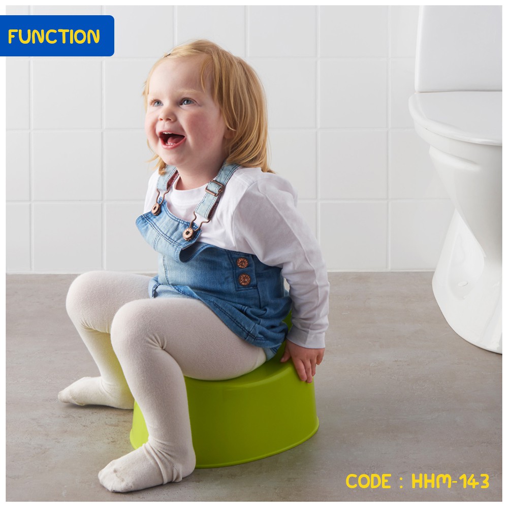 LILLA TOILET CHILDREN/LILLA TOILET PISPOT ANAK HIJAU ANTI SLIP POTTY TRINING - HHM-143