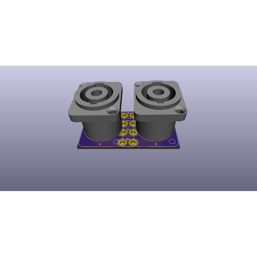 PCB Panel box speaker Datar 33mm Dauble Layer