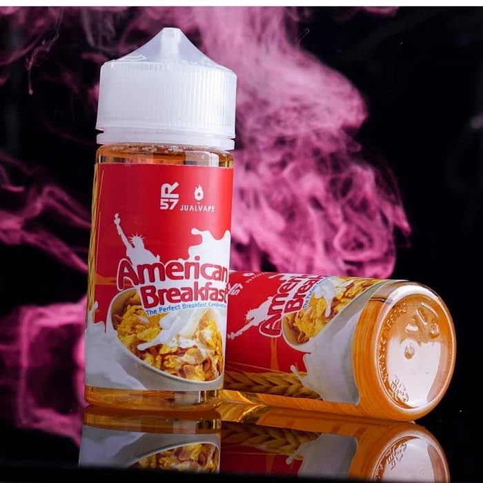 Liquid American Breakfast V1 100ML by R57 x Jualvape 100% Authentic