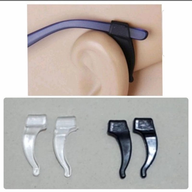Ear hook kacamata/ganjal telinga kacamata/ear hook silicon antislip