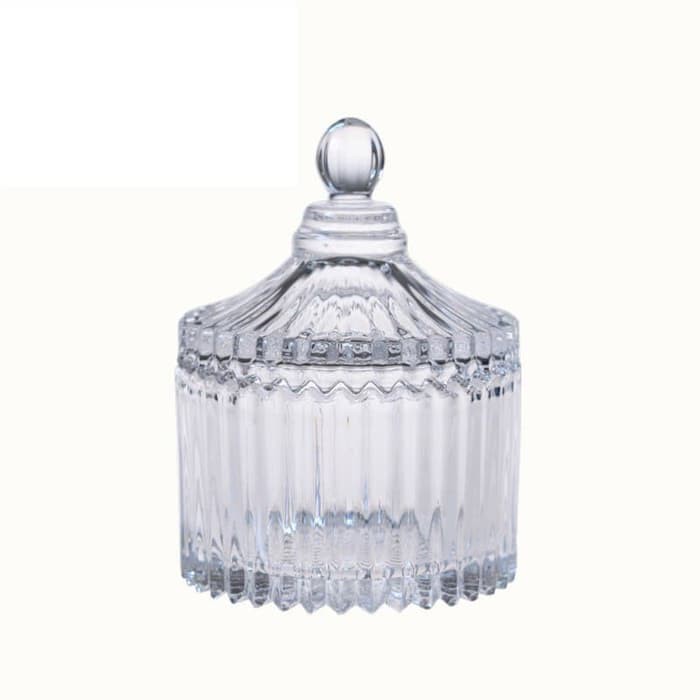 Crystal Jar  Gerigi Kecil  Candy Pot  Crystal Glass 