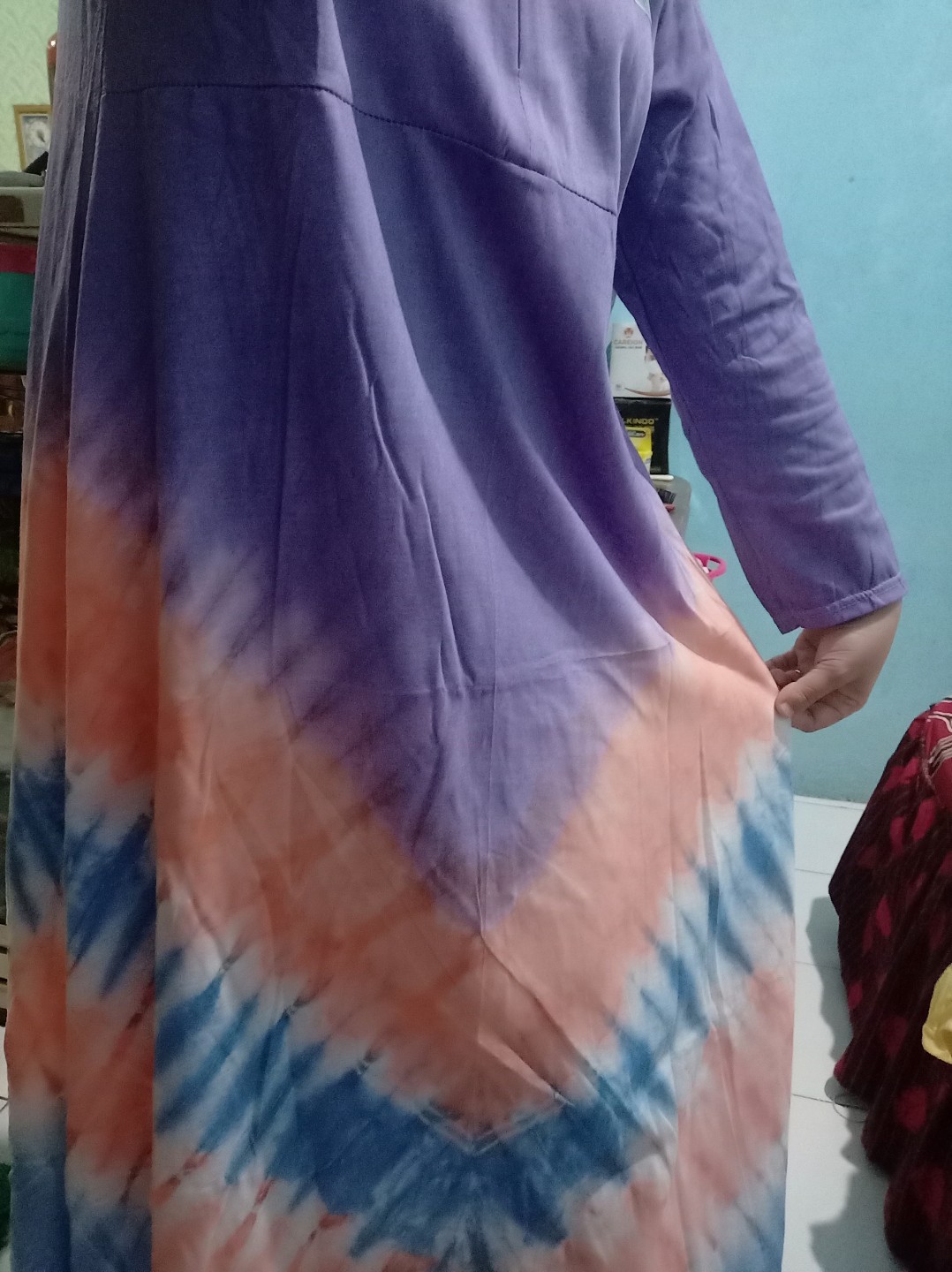 Gamis Kaos Batik / Gamis Busui / Gamis Murah / Gamis Batik