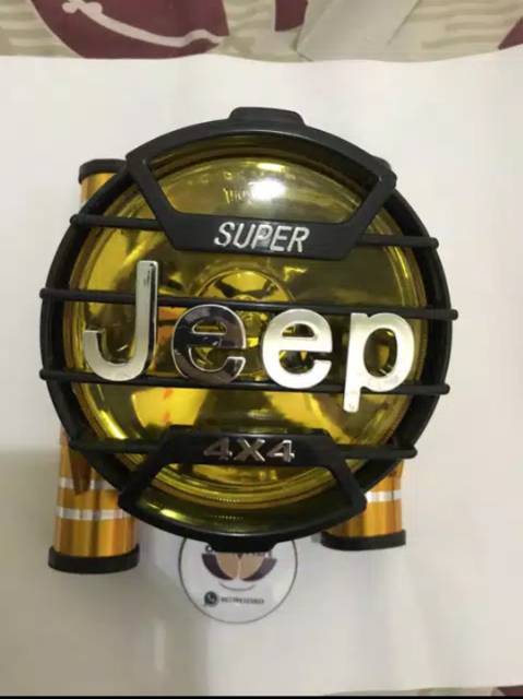 Lampu jeep plus breket pesek cnc variasi rx king megapro fu dll / lampu pesek rx king cb vixion dll