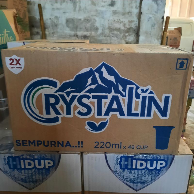 

CRYSTALIN AIR MINERAL CUP 220ML 1 DUS ISI 48 CUP