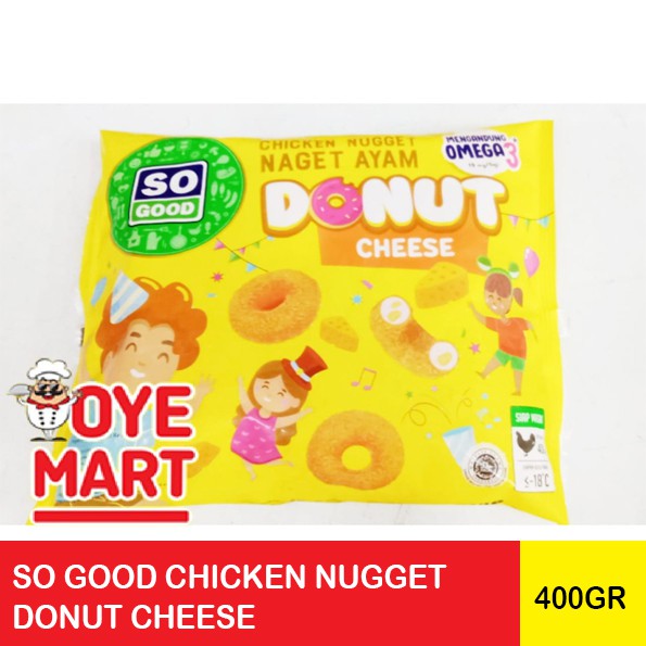 Jual So Good Chicken Nugget Donut Cheese Gr Naget Ayam Bentuk Donat