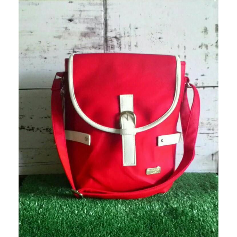tas selempang wanita rumah warna alana merah