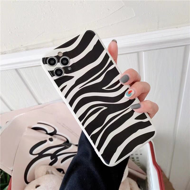 Casing Soft Case Vivo Y20 Y20I Y30 Y30I Y50 Y11 Y12 Y12I Y19 Y17 Y91C Y91 Y91C Zebra Cow Pattern Silicon Full Cover-5