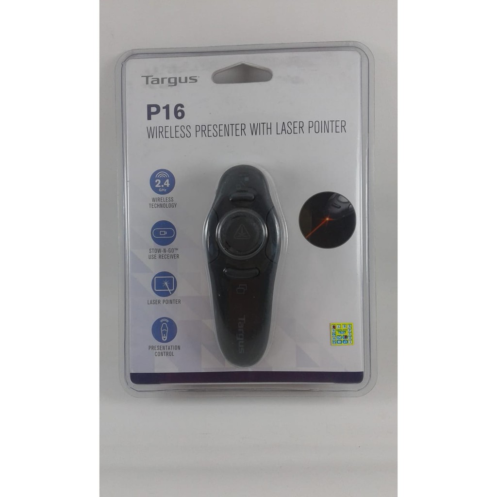 POINTER LASER WITH WIRELESS PRESENTER TARGUS P16