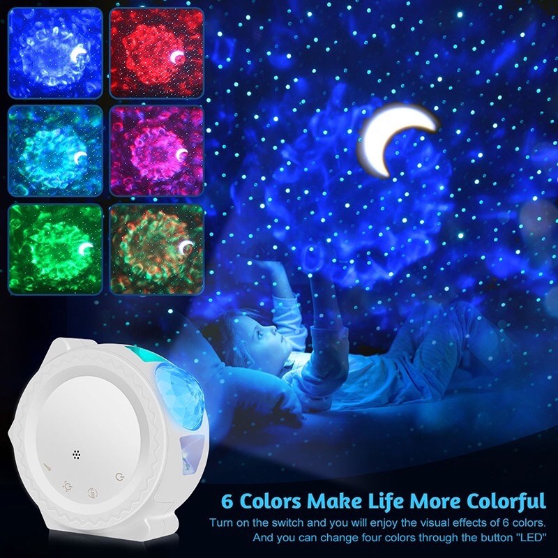 moon nebula lamp / lampu proyektor / lampu bulan bintang