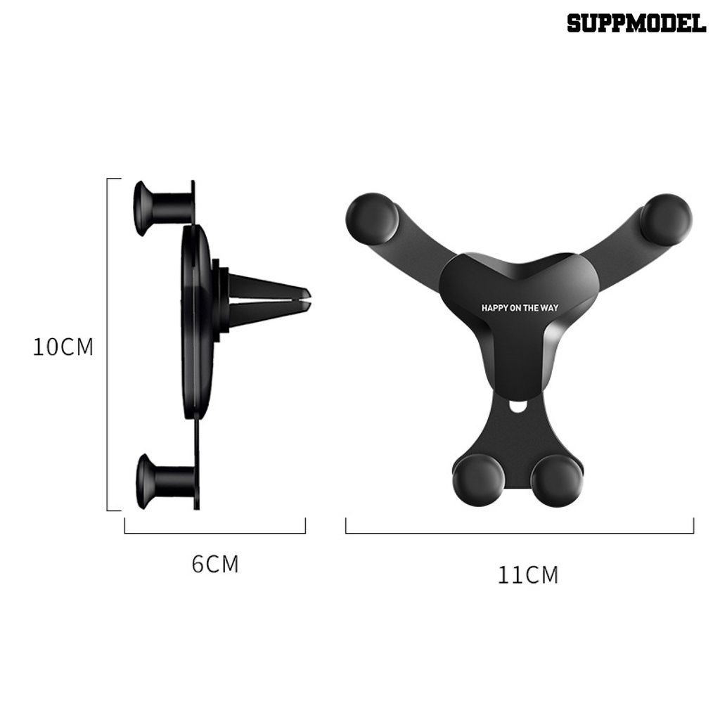 Sdl Bracket Dudukan Handphone Multifungsi Bentuk Segitiga Untuk Kisi Ac Mobil