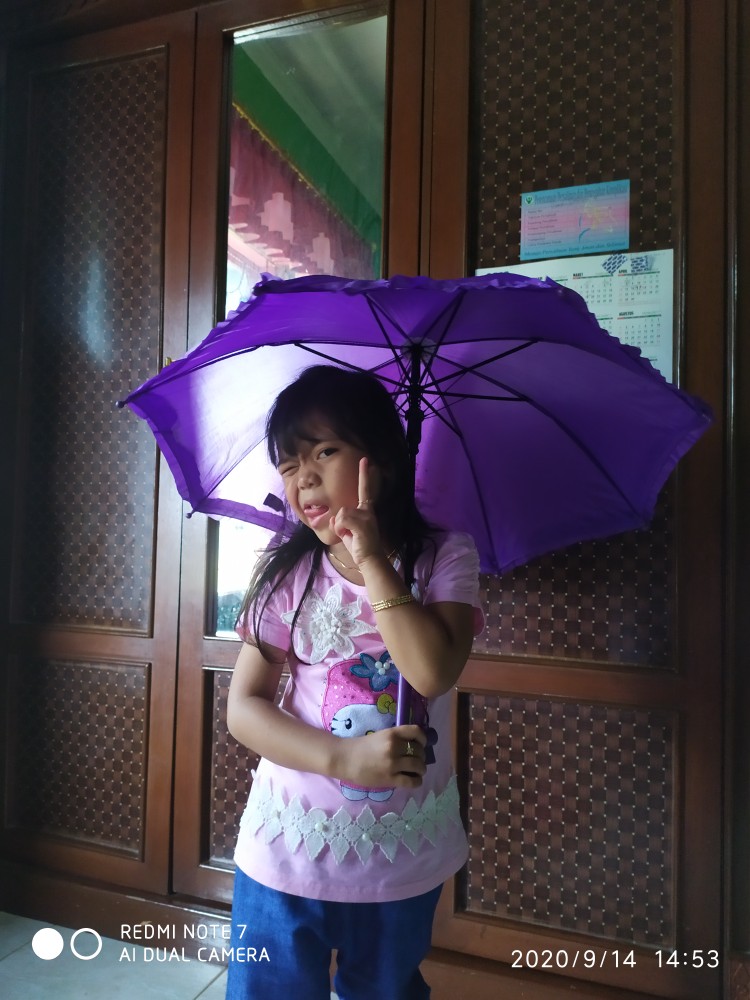 Payung Anak Gelas - Buka Otomatis