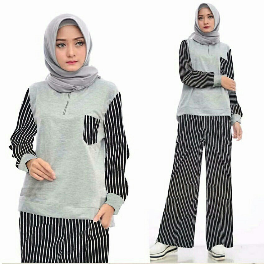 HCL Setelan Leni - Setelan Wanita - Pakaian Wanita - Setelan Muslimah - Baju Wanita - Setelan Casual