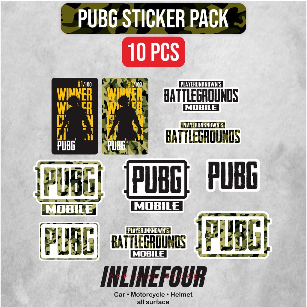 

STICKER PACK STIKER AESTHETIC GAME PUBG CASE HANDPHONE LAPTOP HP KOPER HELM TUMBLR V1