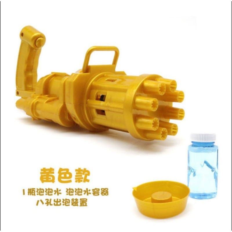 Mainan Buble Elektrik Gatting Gun/Machine Gun Elextrik Bubble Mainan Anak