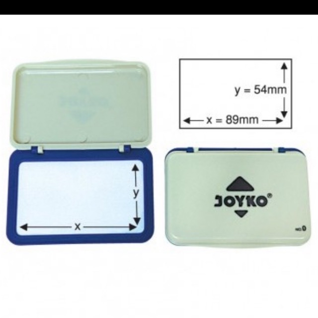 JOYKO STAMP PAD - TEMPAT BANTALAN / STEMPEL PAD / BAK STEMPEL UKURAN 0 KECIL / 1 BESAR