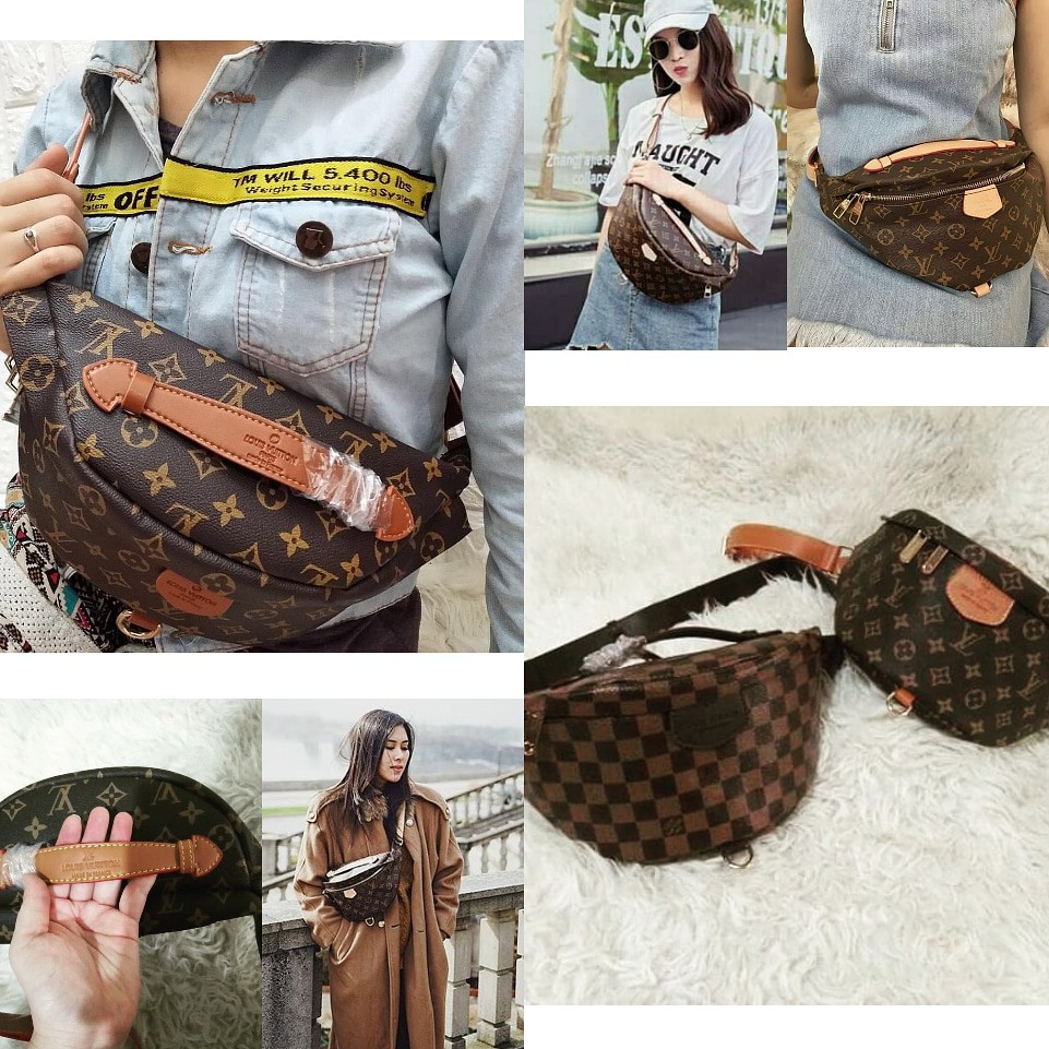 harga waist bag lv original