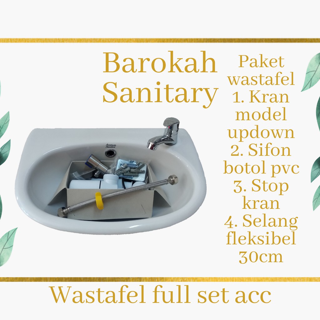 Wastafel tempat cuci tangan minimalis american standard