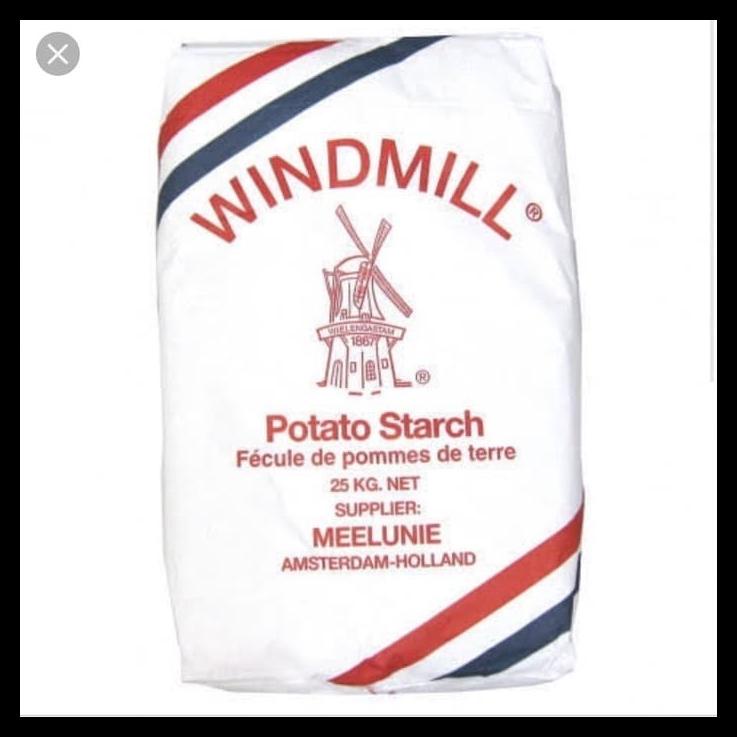 

TERBARUU!! WindMill Potato Starch / Sang Fen 25Kg Gosend / Grab only TERLARIS