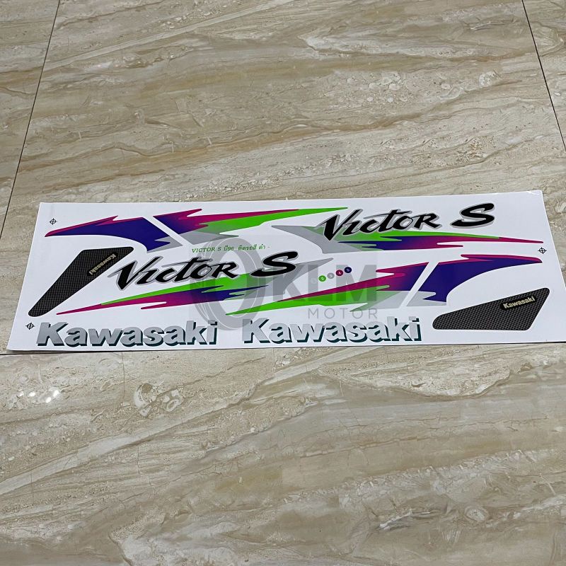 striping sticker stiker victor s 96 1996 original kodak paper thailand fuh shuen ninja r termurah or