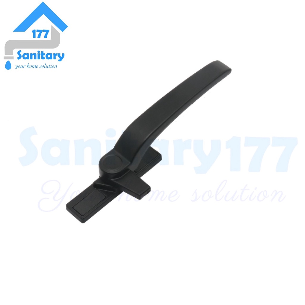 Rambuncis Silver Hitam dekson-Grendel selot slot handle jendela ram buncis kunci casemen black handel casement dekkson