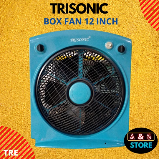 Kipas Angin Meja Trisonic Box Fan 12 Inch