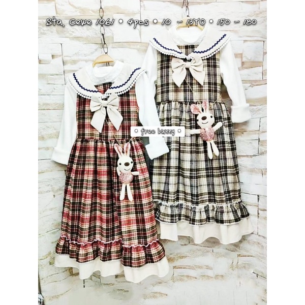DRESS CASUAL ANAK CEWEK / BAJU LEBARAN ANAK CEWEK UKURAN TANGGUNG / BAJU DRESS KOREA ANAK CEWEK / BA