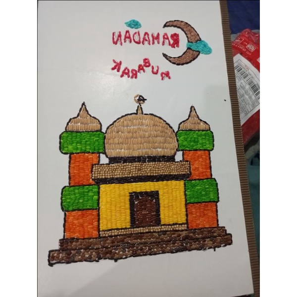 Kolase Masjid Tema Ramadhan