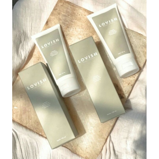 LOVISH BODY SERUM BRIGHTEING & MOISTURIZING SERUM PEMUTIH BADAN DENGAN CEPAT WHITENING BODY SERUM