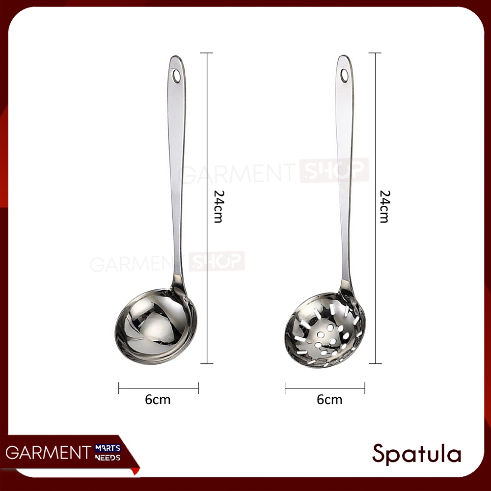 Centong Sayur Sendok Kuah Sup Alat Masak Stainless Steel Hot Pot Ladle Soup Anti Karat-4