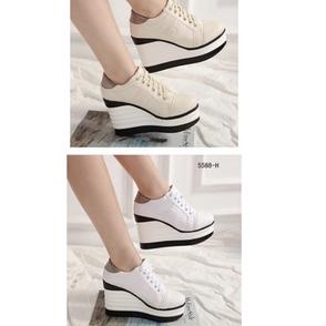 Special Price.. SEPATU SNEAKERS WANITA WEDGES BOOTS BOOT AJ17 SNEAKER HAK TINGGI HIGH HEEL WEDGES SE
