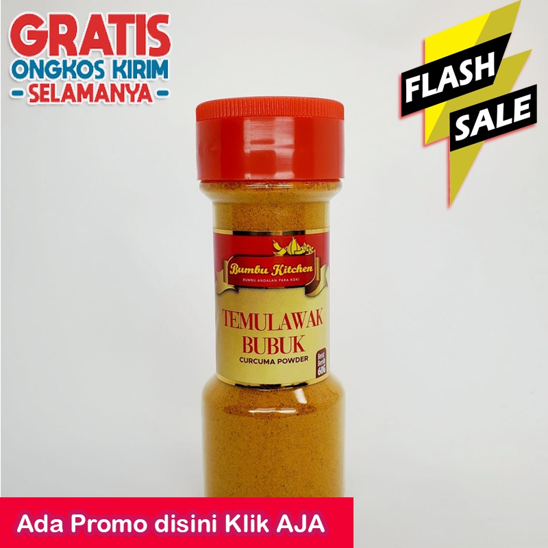 

BUMBU KITCHEN TEMULAWAK BUBUK 60 GRAM CURCUMA POWDER
