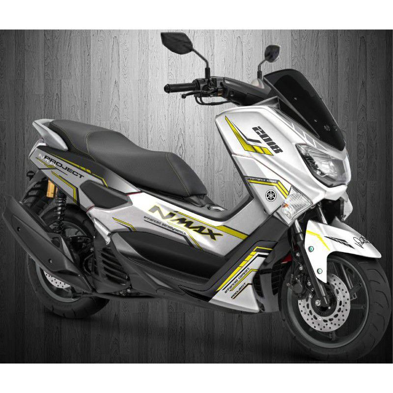 Decla nmax old full body Striping motor nmax 155 motif grafis minimalis Stiker decal nmax old 155