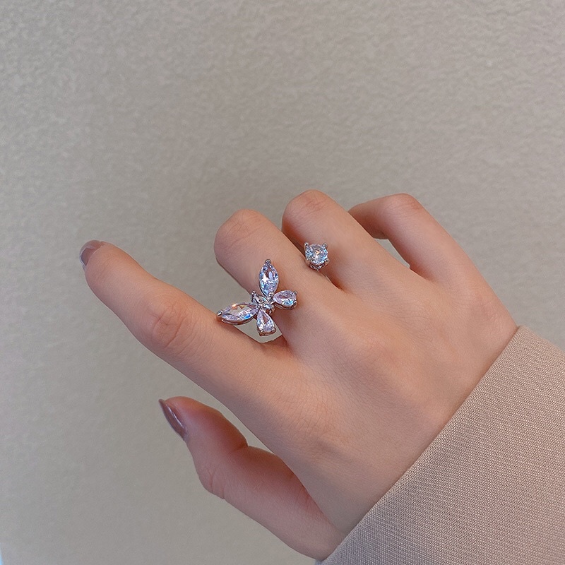 Cincin Adjustable Free Size S925 Korea Fashion Style Trending