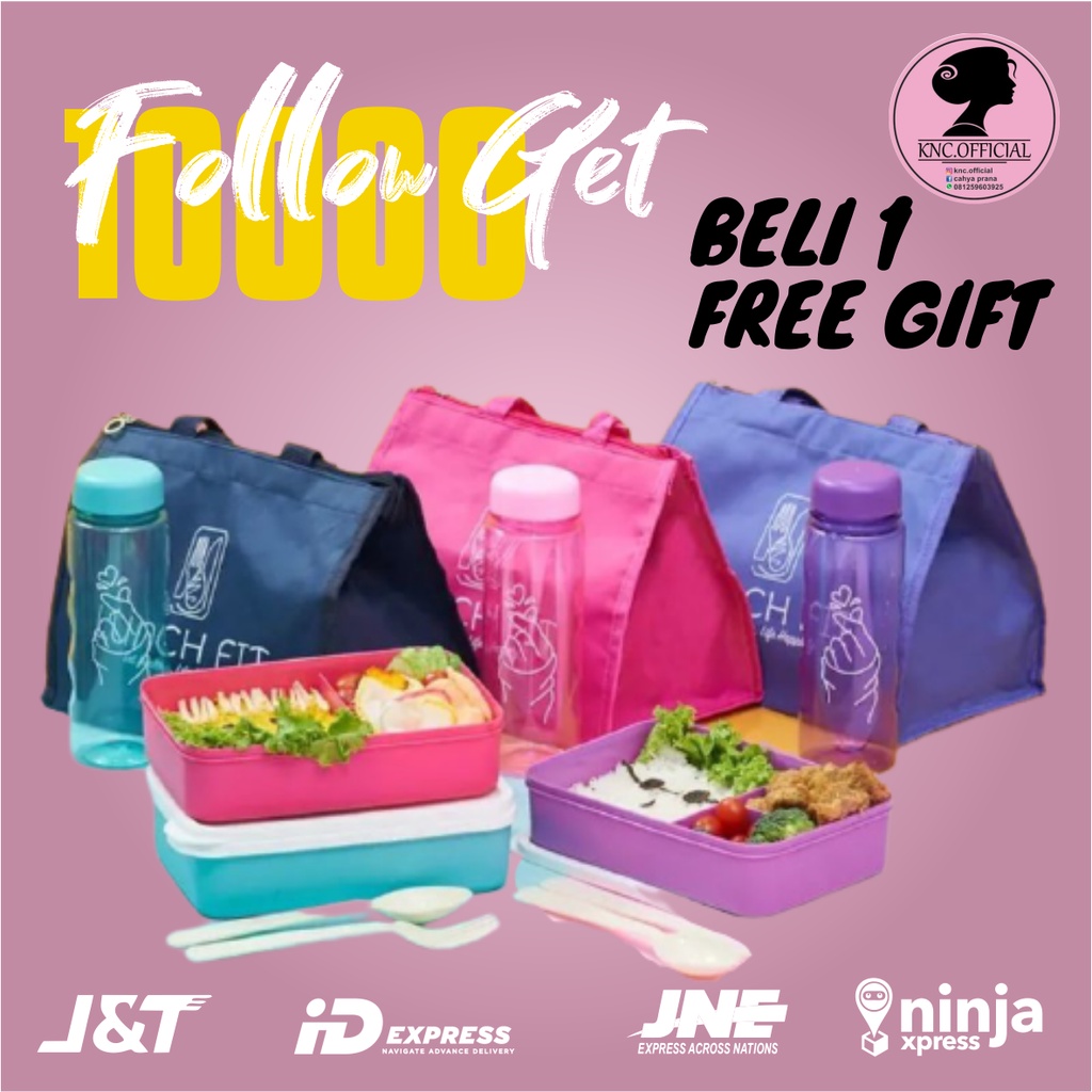 TEMPAT MAKAN / PERALATAN BEKAL MAKANAN / TAS BEKAL / SATU SET TAS BEKAL KOTAK BEKAL MAKAN / SET TAS 