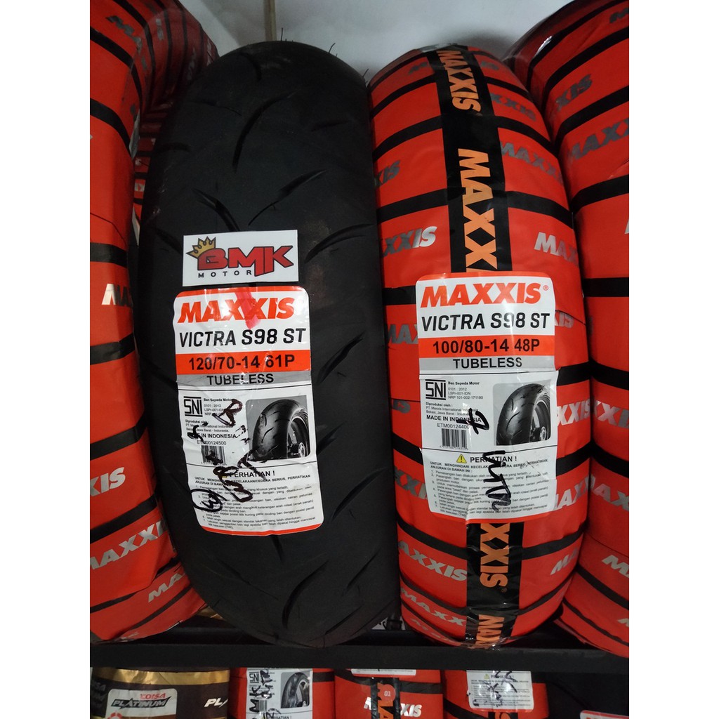 PAKET BAN HONDA PCX MAXXIS VICTRA 100/80-14 & 120/70-14 TUBELESS